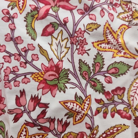 Loft Floral Paisley Boho Print Shorts Sz 10 Preppy Colorful Summer Fun 4" Inseam - Picture 5 of 5